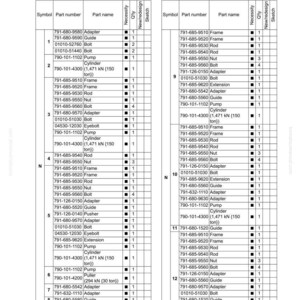 Komatsu PC800 PC850 Hydraulisk grävmaskin Servicemanual PDF bild 9