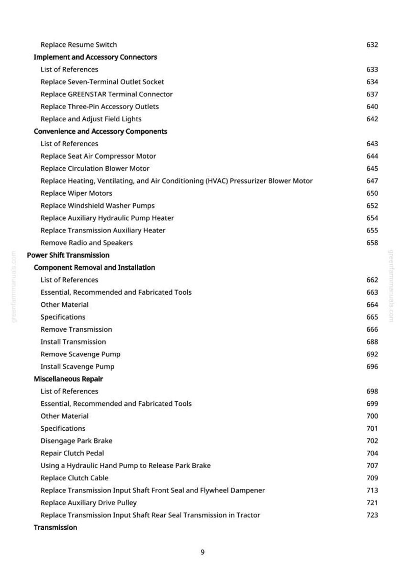 Puede incluir: Una p&aacute;gina de un manual que detalla los procedimientos de reparaci&oacute;n de autom&oacute;viles. El texto incluye t&iacute;tulos como "Replace Resume Switch" y "Replace Wiper Motors", con n&uacute;meros de p&aacute;gina. El documento es blanco con texto negro.