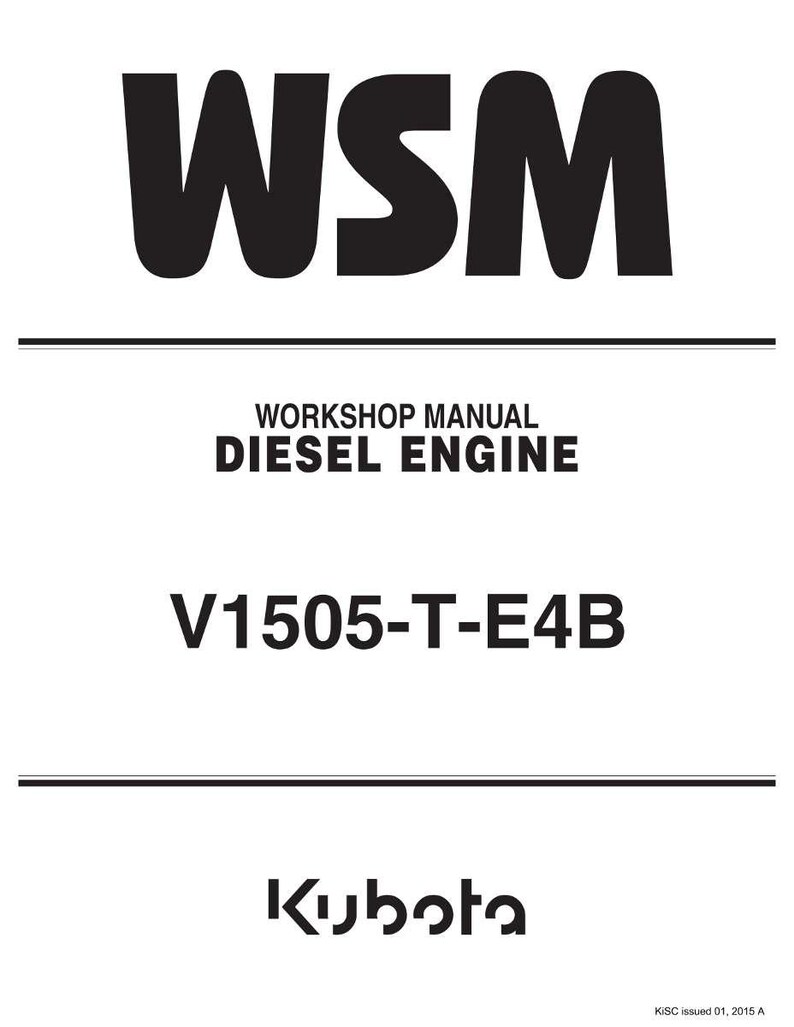 Kubota V1505 t e4b Diesel engine Workshop Manual PDF | Service Repair | Instant Download image 2