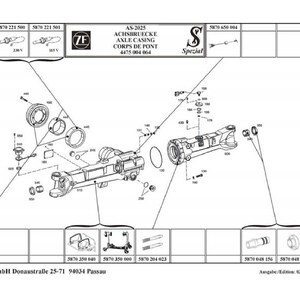 Zf 2025 2075 Achse Werkstatt-Handbuch PDF | Service Reparatur | Sofort Download Bild 4