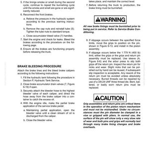 May include: A detailed page from a manual on rear disc brakes, featuring instructions for brake bleeding, warnings, and cautions. The text includes steps, diagrams, and safety information for vehicle maintenance. The document is labeled J06026 09/09 and J6-21.
