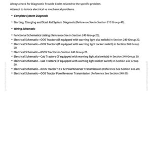 May include: A manual page headed "Electrical Problems" detailing electrical fault diagnosis. It lists system diagnosis and wiring schematics. The page includes a website address and the number 364.
