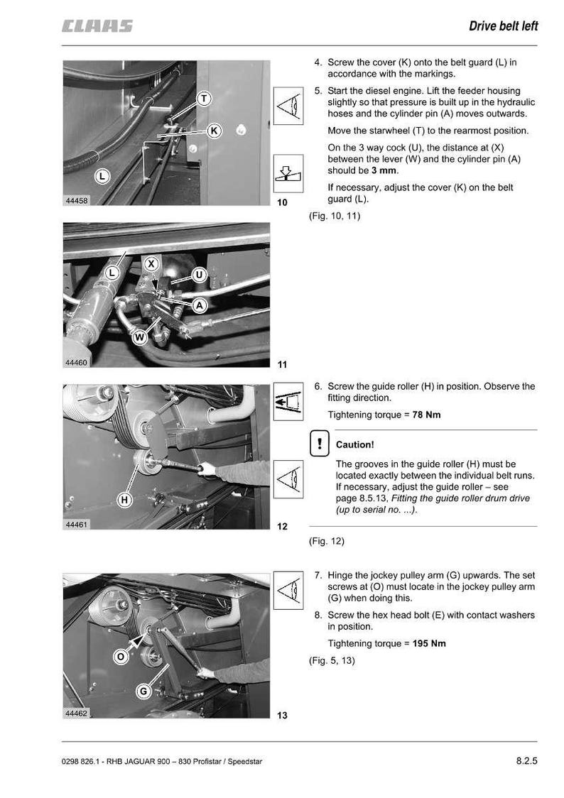 Claas Jaguar 830 850 870 890 900 Profistar speedstar Ensileuse manuel de réparation PDF | Atelier d'entretien | Téléchargement instantané image 5