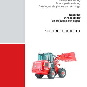 Weidemann 4070Cx100 Wheel loader Parts Manual PDF | Illustrated Catalog | Instant Download image 2