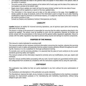 Landini Multifarm 75-80-90 Traktor Verkstadsmanual PDF - Perkins T2 bild 3