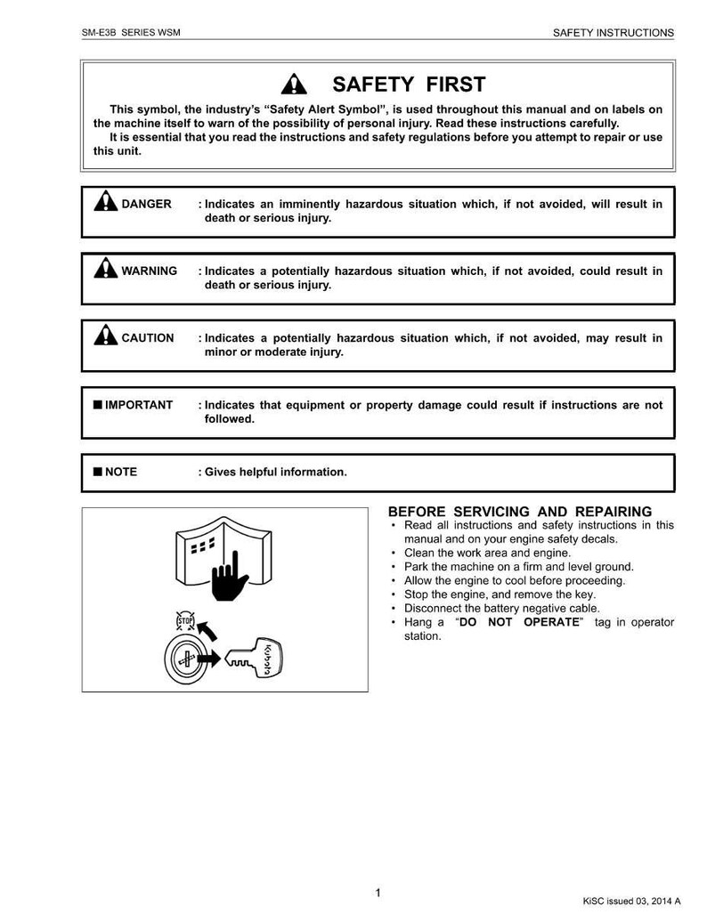 Kubota Sm e3b dieselmotor Verkstadshandbok PDF | Service och reparation | Direkt nedladdning bild 4