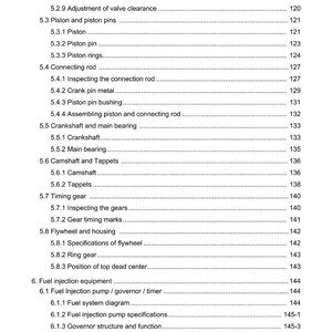 Manuale di servizio per motore marino Yanmar 6Ly3 etp stp utp in formato PDF / Riparazione in officina / Download immediato immagine 7