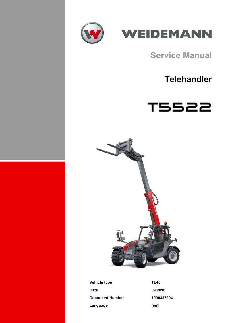 Weidemann T5522 Telehandler Service Manual PDF | Workshop Repair | Instant Download image 2