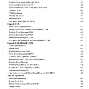 John Deere X116r, X146r, X166r, 92H, 107H Tractor Technical Manual PDF | Instant Download image 6