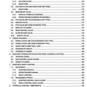 Massey ferguson 1750 1755 1765 M Tractor Service Manual PDF | Workshop Repair | Instant Download image 9