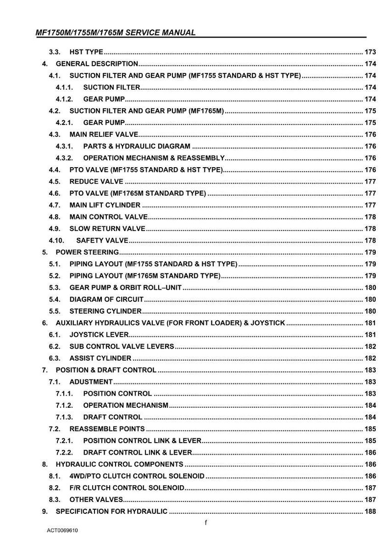 Massey ferguson 1750 1755 1765 M Tractor Service Manual PDF | Workshop Repair | Instant Download image 9