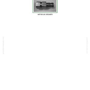 K&ouml;nnte beinhalten: Nahaufnahme eines Diagnoseanschlusses, Modell XPD34BTX, mit einem 37-Grad-B&ouml;rdel. Das Bild zeigt das Metallfitting im Detail, einschlie&szlig;lich seiner Komponenten. Der Text "N87196-UN: XPD34BTX" ist ebenfalls sichtbar.