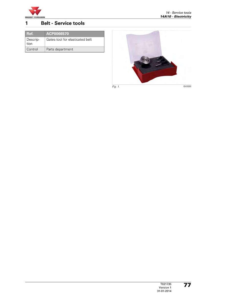 Massey Ferguson 5600-serien modeller 5608 5613 traktor servicemanual PDF | Verkstadsreparation | Direkt nedladdning bild 11