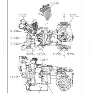 Komatsu D375A-6 Bulldozer Servicemanual Reparation Verkstad PDF bild 10