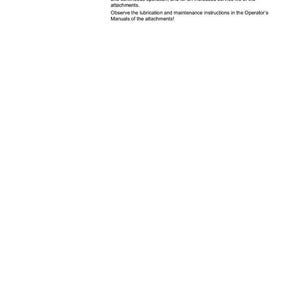 May include: White document with the text "1 Maintenance Attachments" and "1.21 Attachments". The Wacker Neuson logo is in the upper right corner. Text includes instructions for maintenance and servicing of attachments.
