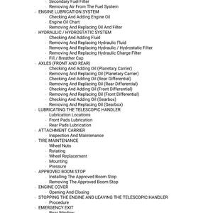 Massey Ferguson Th 7035b 7035xb Stufe 3a Tier 3 Teleskoplader Bedienungsanleitung PDF | Werkstattreparatur | Sofort Download Bild 3