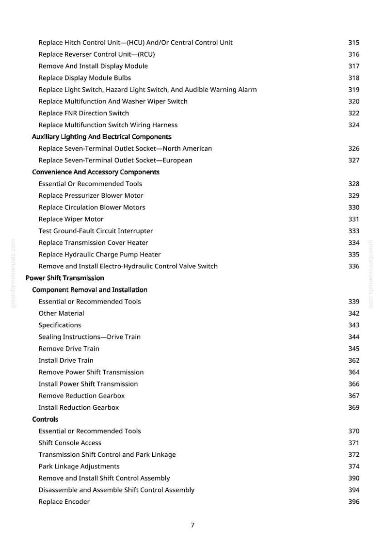 John Deere 7710, 7610, 7810 traktor reparationsmanual PDF | Serviceverkstad | Direkt nedladdning bild 8