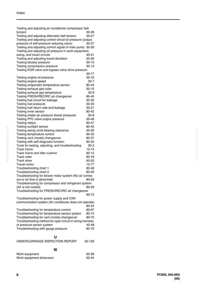 Komatsu PC800 PC850 Hydraulisk grävmaskin Servicemanual PDF bild 11