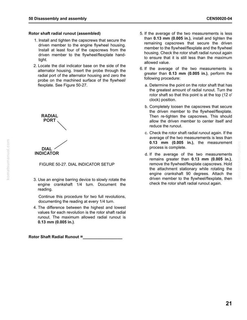 Komatsu 860E-1KT Dump Truck Servicemanual Reparation Verkstad PDF Ladda ner bild 10