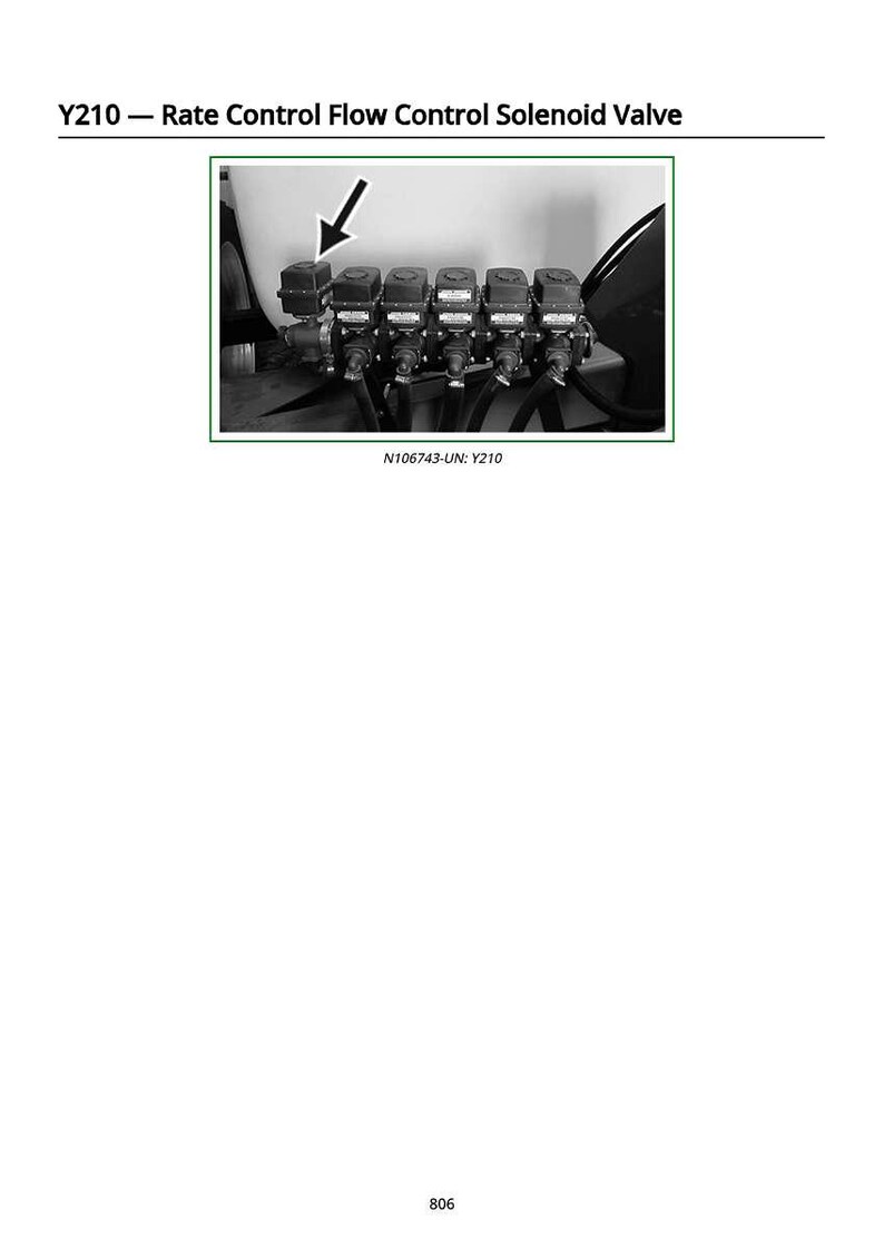 May include: Image of a rate control flow control solenoid valve assembly. The assembly consists of multiple black components with attached black tubes. The text "Y210" and "N106743-UN: Y210" are visible.