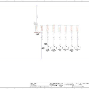 Puede incluir: Un diagrama t&eacute;cnico con l&iacute;neas, s&iacute;mbolos y texto. El diagrama incluye etiquetas como "+CBW -XJ01T" y "+CRW -N001". La esquina inferior derecha muestra el logotipo de "Weidm&uuml;ller Group" y los detalles del documento.