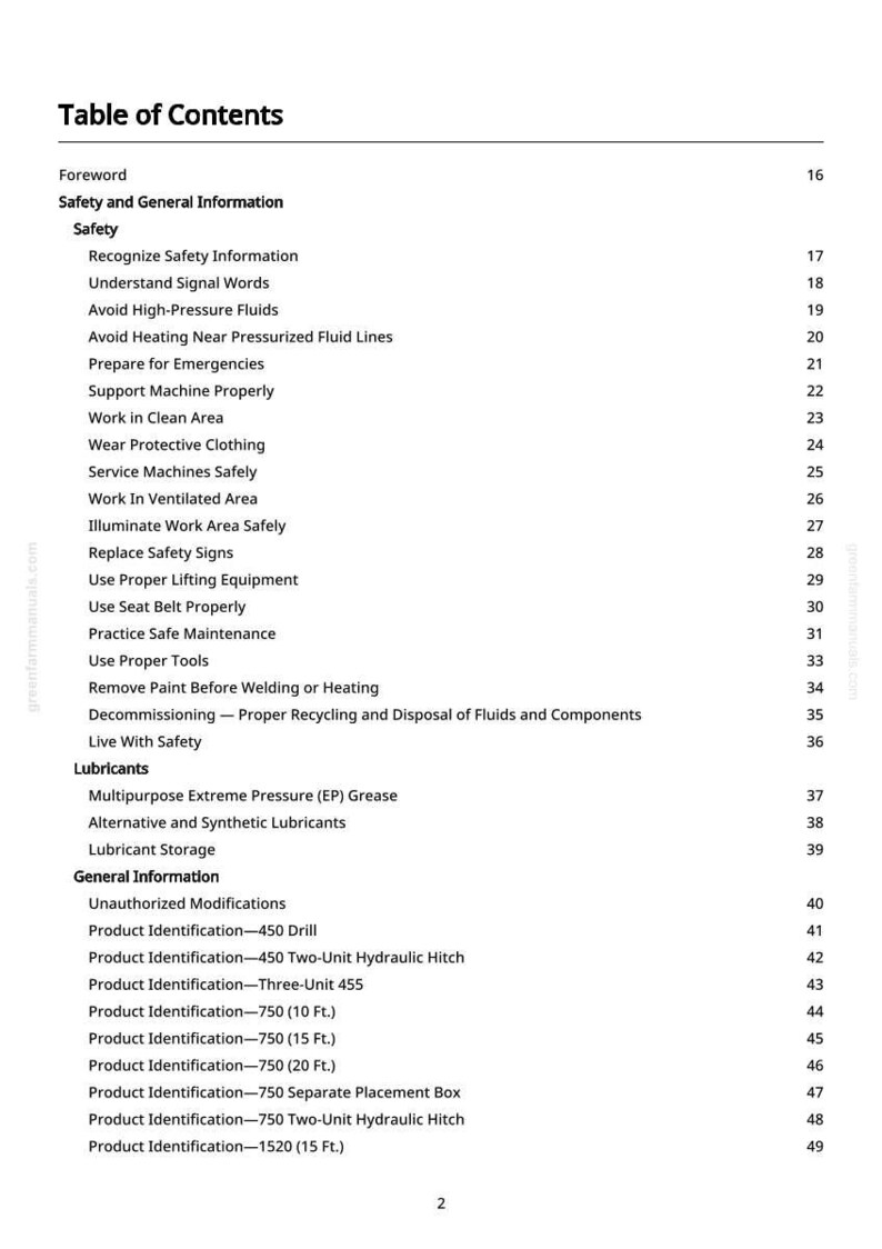 K&ouml;nnte beinhalten: Eine wei&szlig;e Seite mit der &Uuml;berschrift &bdquo;Inhaltsverzeichnis&ldquo; aus einem Handbuch. Die Tabelle listet Sicherheitsinformationen auf, darunter Themen wie &bdquo;Hochdruckfl&uuml;ssigkeiten vermeiden&ldquo; und &bdquo;Sich auf Notf&auml;lle vorbereiten&ldquo;.