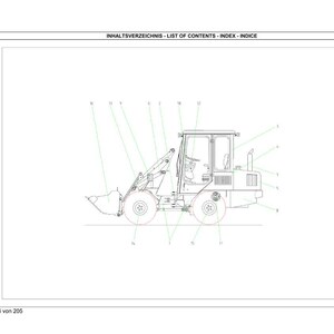 Weidemann 1504 D m Wheel loader Parts Manual PDF | Illustrated Catalog | Instant Download image 8