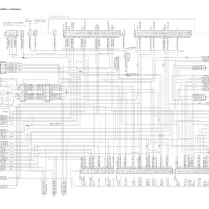K&ouml;nnte beinhalten: Ein elektrischer Schaltplan mit einem komplexen Netzwerk aus Linien, Symbolen und Anschl&uuml;ssen. Das Diagramm ist mit "Electrical Circuit Diagram (7/8)" beschriftet und enth&auml;lt den Hinweis "This diagram shows optional components that are unavailable in some areas."