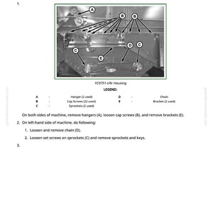 John Deere C110, C110 4Lz-9, C110 4Lz-7 Skördetröskor Teknisk manual Pdf | Direkt nedladdning bild 7