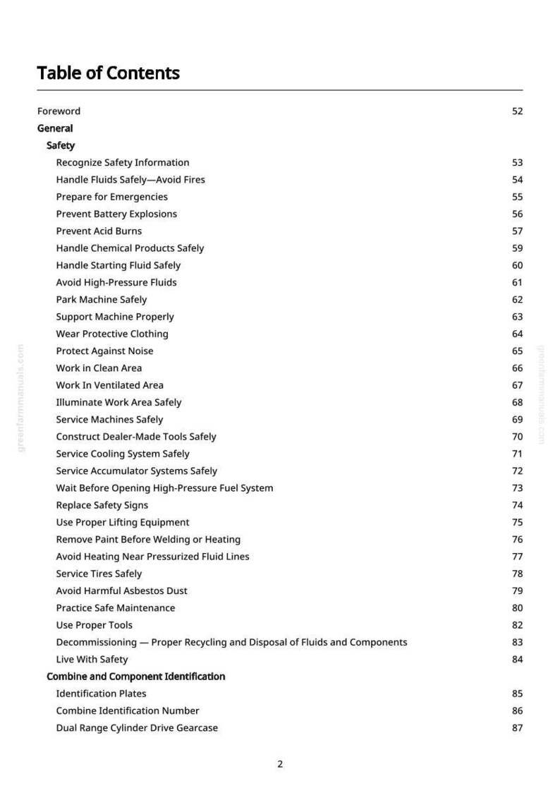 Manual de diagnóstico para cosechadoras John Deere 9660 y 9560 (PDF / Descarga instantánea) imagen 4