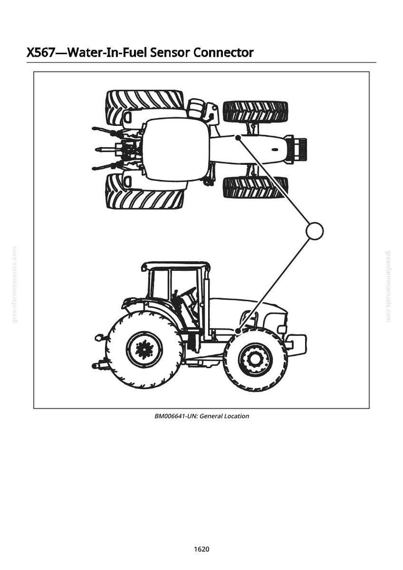 John Deere 6100J, 6115J, 6125J traktordiagnosmanual i pdf-format | Direkt nedladdning bild 8