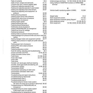 Komatsu D375A-6 Bulldozer Servicemanual Reparation Verkstad PDF bild 11