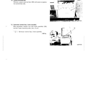 Komatsu EG-serie II motor servicehandbok reparation verkstad PDF bild 6