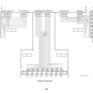 May include: A schematic diagram in black and white, featuring a complex arrangement of lines, boxes, and connectors. The text "A72226-UN: Schematic" is visible at the bottom, along with the number "534".