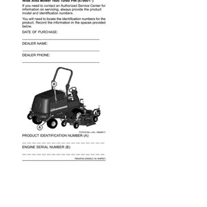 John Deere 1600 gräsklippare bruksanvisning PDF | Användarhandbok | Direkt nedladdning bild 5