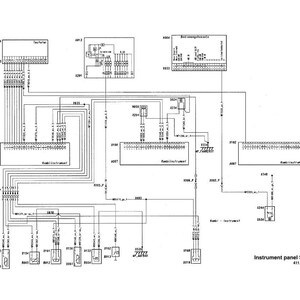 K&ouml;nnte beinhalten: Detaillierte Schwarz-Wei&szlig;-Elektroschaltplan f&uuml;r einen Farmer 400 Vario, der die Instrumententafel, Blatt 21, zeigt. Das Diagramm enth&auml;lt verschiedene Komponenten und Kabelverbindungen.