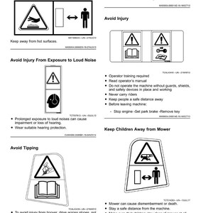 John Deere Z994r Mower Operator Manual PDF | Owners Guide | Instant Download image 8