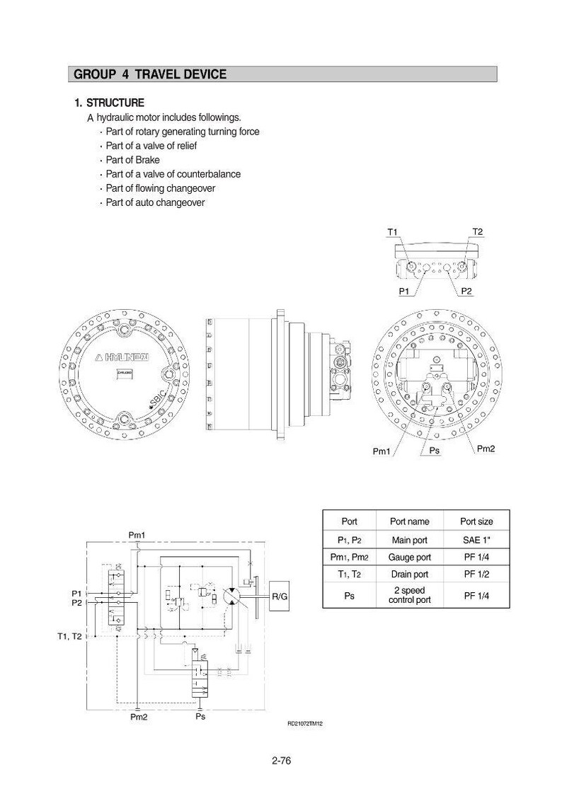 Manual de servicio de la excavadora de orugas Hyundai R215L (Smart X Plus) / PDF / Descarga instantánea imagen 2