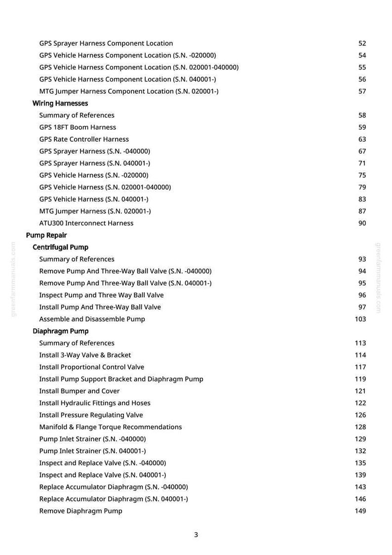 John Deere 2030A GPS, HD200 GPS-spruta, 2020A GPS, HD300 GPS-spruta Teknisk manual för spruta i PDF-format | Nedladdning direkt bild 2
