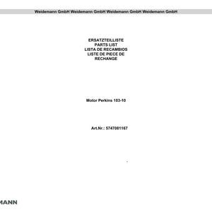 Perkins 103 10 Motorteile-Handbuch PDF | Illustrierter Katalog | Sofort Download Bild 2