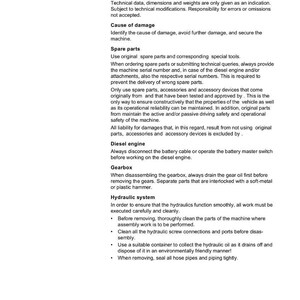 Weidemann T6027 Telehandler Repair Manual PDF | Service Workshop | Instant Download image 6