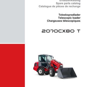 Weidemann 2070Cx80 t Telescopic loader Parts Manual PDF | Illustrated Catalog | Instant Download image 2