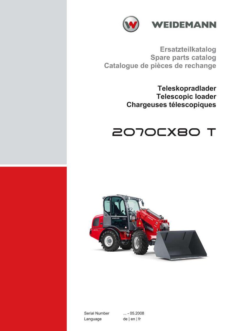 Weidemann 2070Cx80 t Telescopic loader Parts Manual PDF | Illustrated Catalog | Instant Download image 2