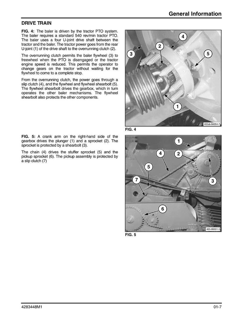 Massey ferguson 1841 Small square baler Service Manual PDF | Workshop Repair | Instant Download image 11