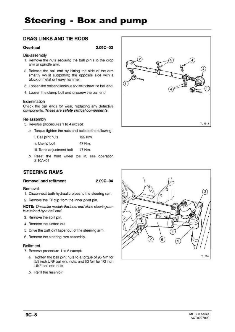 Massey ferguson 345 350 355 360 375 385 Tractor Service Manual PDF | Workshop Repair | Instant Download image 10
