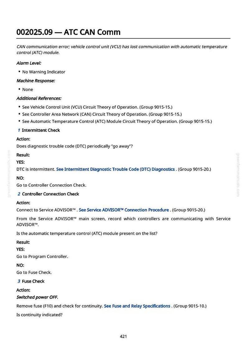 John Deere E330lc grävmaskiner testmanual PDF | Direkt nedladdning bild 4