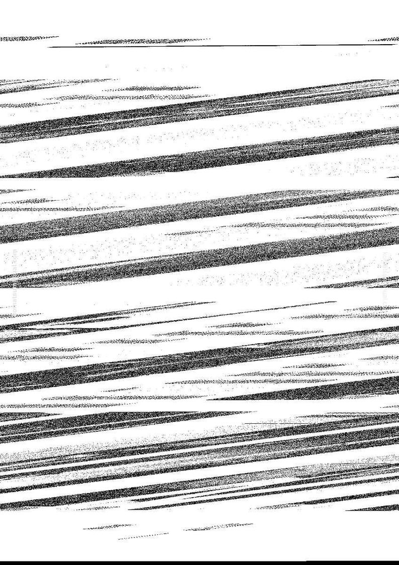 May include: Abstract black and white artwork featuring diagonal brushstrokes. The image has a textured appearance, with varying shades of gray and black against a white background. The design creates a sense of movement and visual interest.