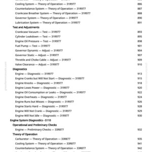 John Deere S100, S110, S120, S130, S140, S160, S170, S180 Lawn Tractor Technical Manual Pdf | Instant Download image 9
