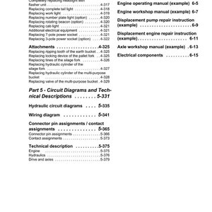 Manual de reparación en PDF / Servicio de taller / Descarga instantánea de la cargadora de ruedas telescópica Weidemann T 4512 imagen 7