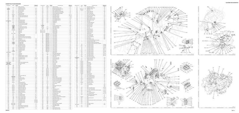May include: A technical diagram showing detailed mechanical components, including exploded views and a parts list. The image is in black and white, with fine lines illustrating the internal structure and connections of the parts.